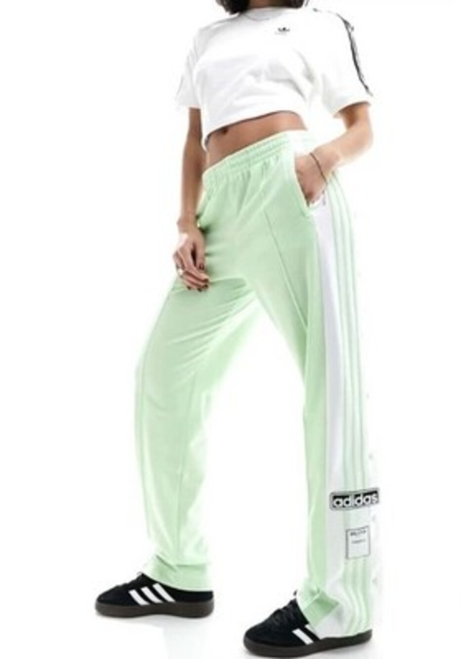 ADIDAS ORIGINALS WOMENS  ADIBREAK TREFOIL TRACK PANTS ~SIZE XL